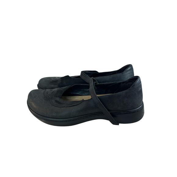 NAOT Black Suede Leather Mary Jane's size 41 Preowned - Picture 4 of 8